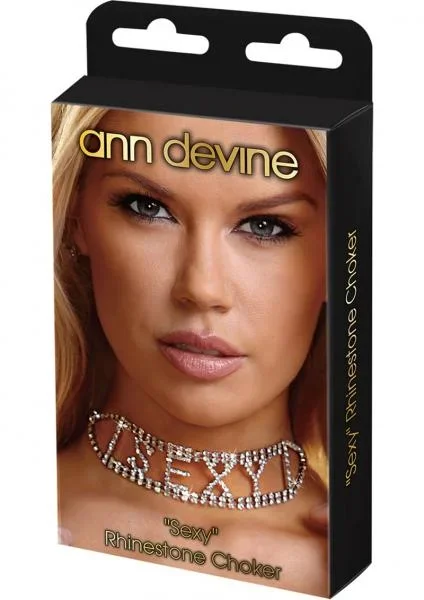 Ann Devine Sexy Rhinestone Choker