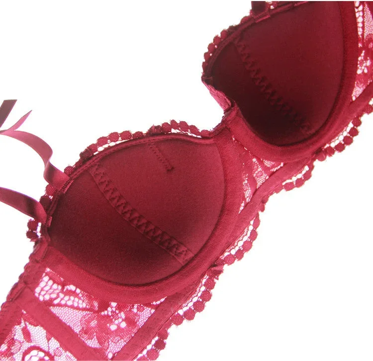 bonnie-lightly-padded-balconette-bra-set-red