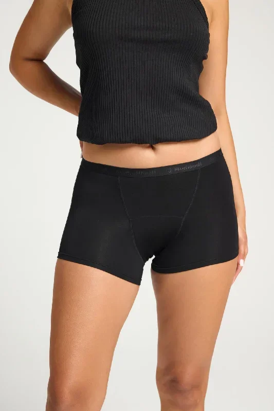 Classic Boyshort Super-Overnight Black