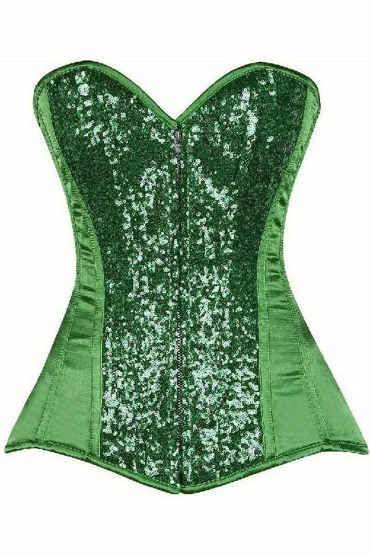 deluxe-green-sequin-steel-boned-corset