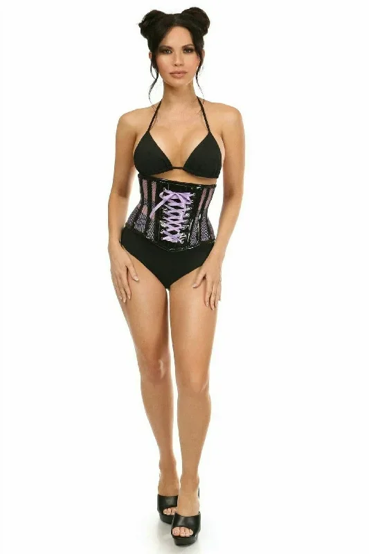 deluxe-purple-patent-fishnet-underbust-corset