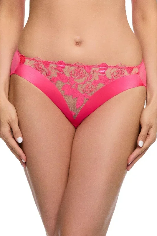 Dita Von Teese Rosabelle Sheer Bikini Panty Pink Pizazz