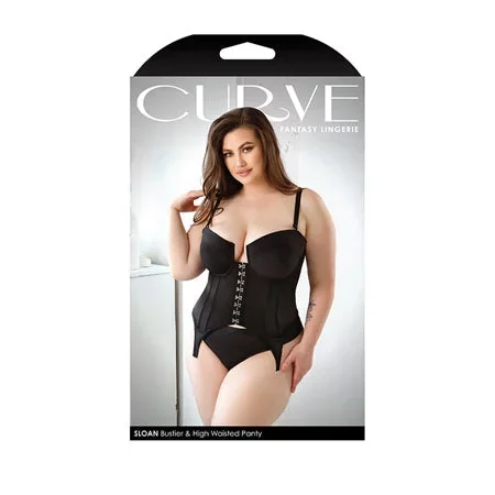 Fantasy Lingerie Curve Sloan Cropped Bustier With Molded Cups &