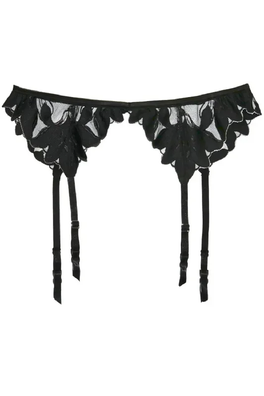 fleur-du-mal-lily-embroidery-suspender-black