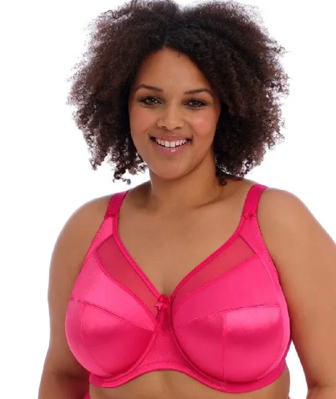 Goddess Keira Underwired Banded Bra - Hot Pink