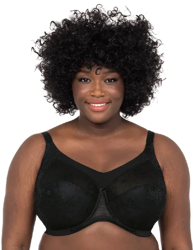 Goddess Verity Black GD700218 Non Wired Bra