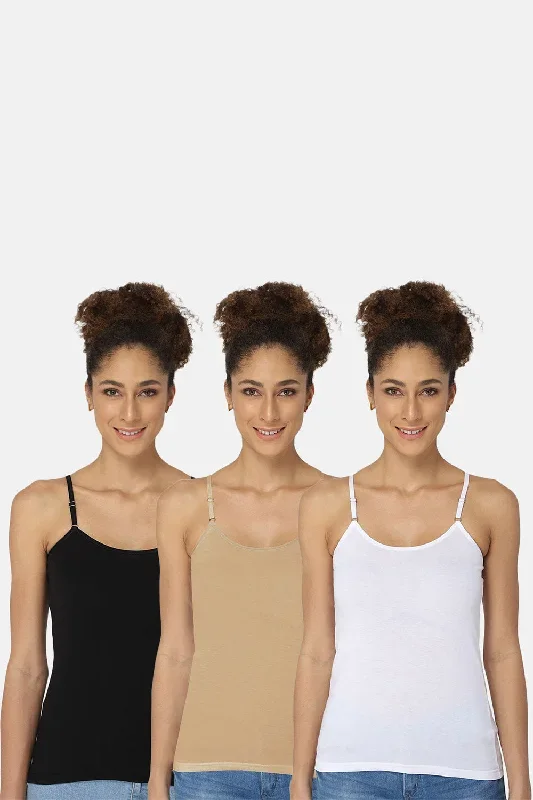 Intimacy Camisole-Slip Special Combo Pack - In08 - Pack of 3 - C63