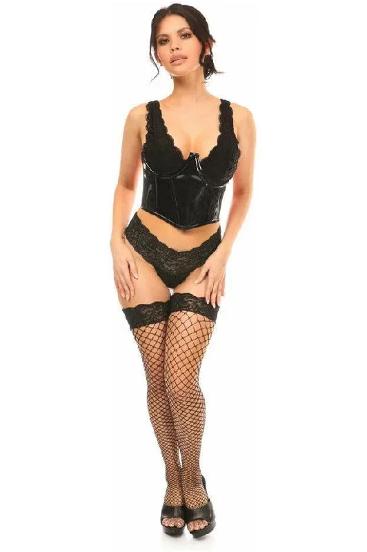 lavish-black-patent-open-cup-underwire-waist-cincher