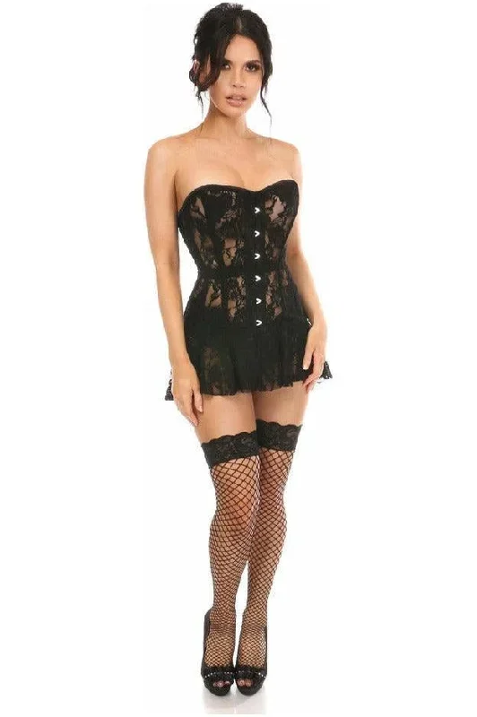 lavish-black-sheer-lace-corset-dress