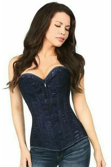 lavish-navy-blue-lace-overbust-corset-w-zipper