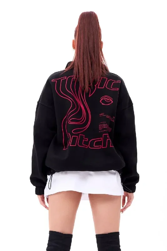 MÆD Toxic Bitch Sweatshirt - Black