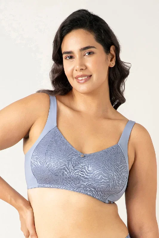 Mystic Poise Non-padded Non-wired Minimizer Bra - Tempest