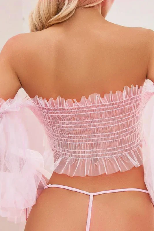 pink-sheer-ruched-top-and-g-string-set