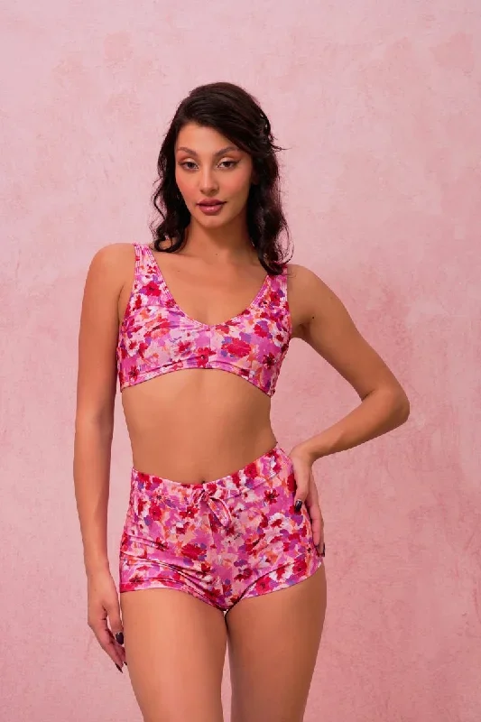 RAD Paradiso Fortuna Top - Floral Pink