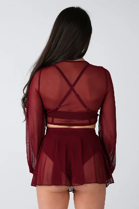 rev-activ-mesh-wrap-blouse-wine