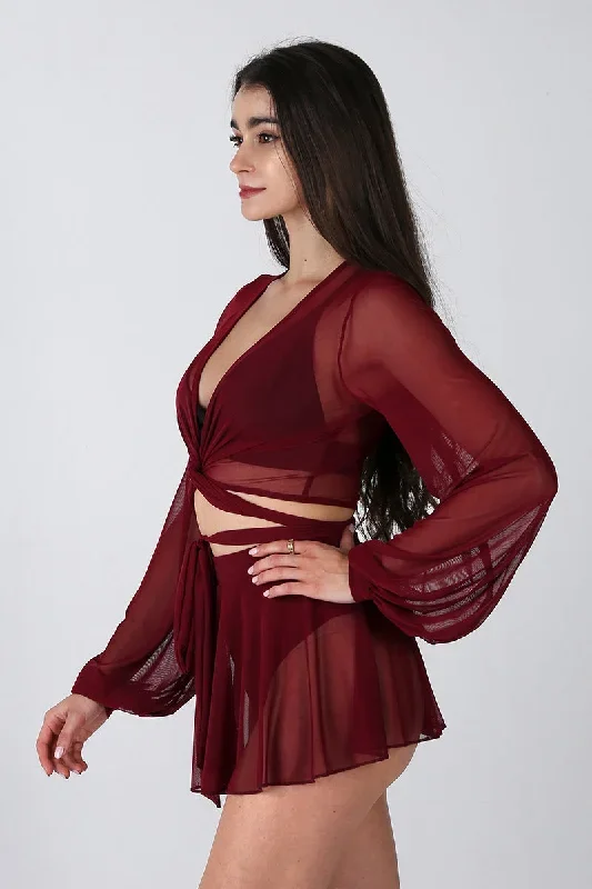 rev-activ-mesh-wrap-blouse-wine