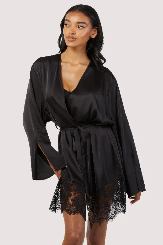 rosie-black-satin-and-lace-robe