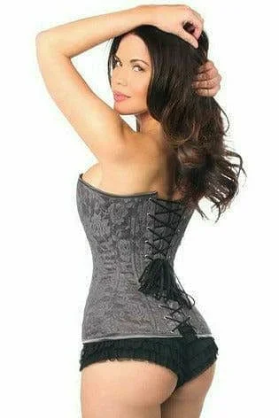 sexy-dark-grey-lace-overbust-corset-with-zipper