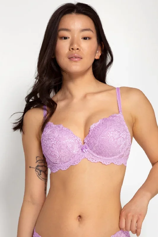 Signature Lace Push-Up Bra | Stellar Orchid