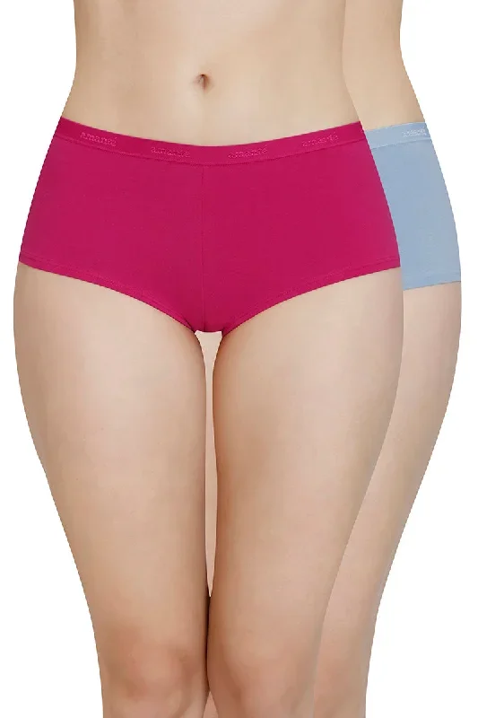 Solid Low Rise Boyshort (Pack of 2)