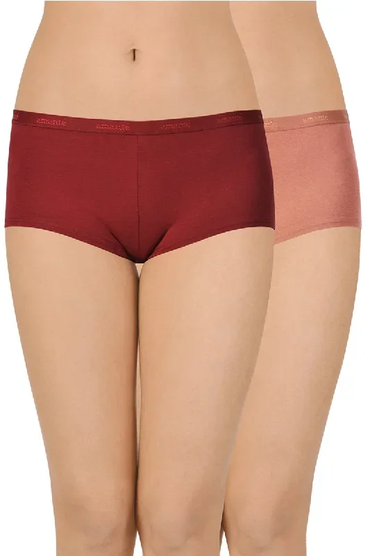 Solid Low Rise Boyshort (Pack of 2)