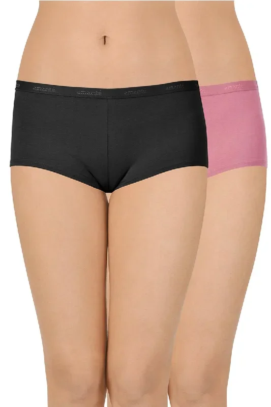 Solid Low Rise Boyshort (Pack of 2)