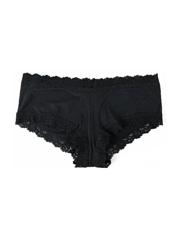 Supima Cotton Boyshort Black