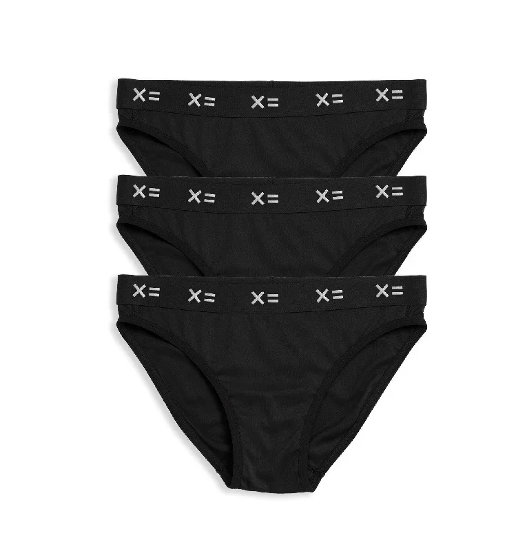 Tucking Bikini 3-Pack - Black X= Shine