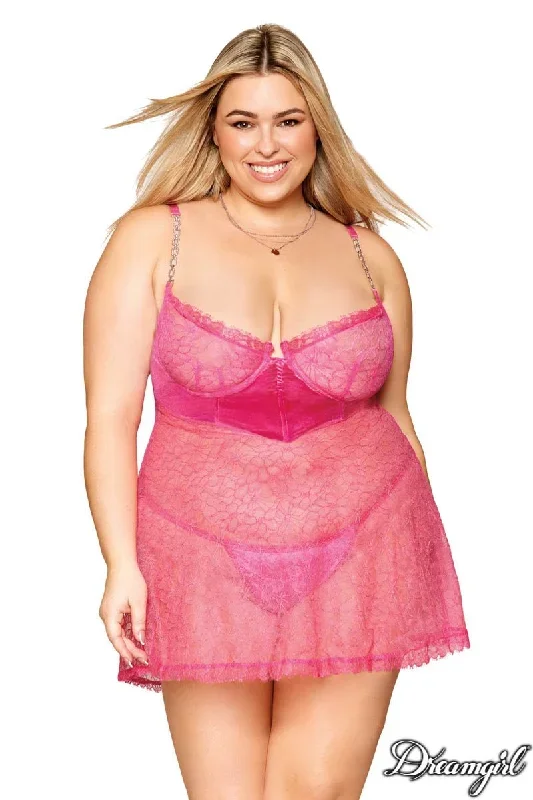 velvet-underbust-lace-babydoll