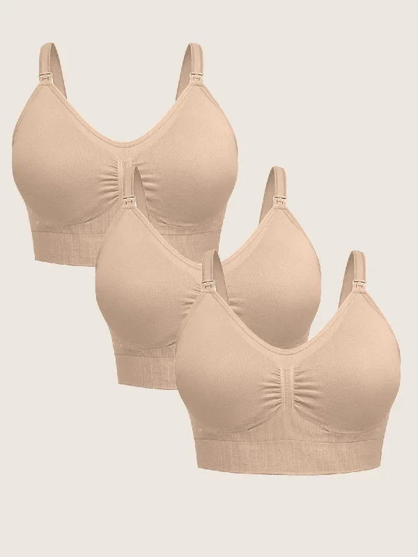 Wash Wear Spare Nursing Bra Pack | Beige