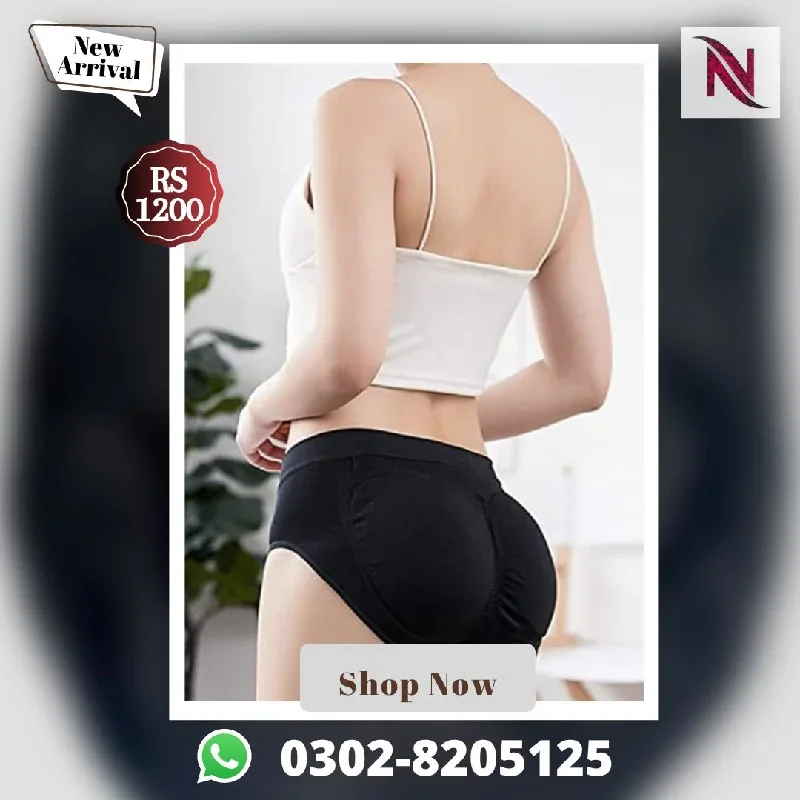 Women Butt Enhancer Panty - Black