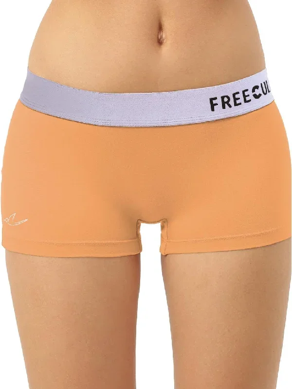 Women's Anti-Bacterial Micro Modal Boyshort with Silverfox Waistband (Pack of 1)